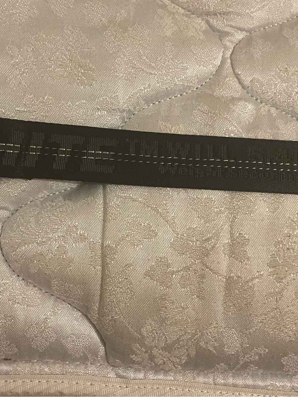 Off-White black & white striped belt #offwhite #designer size xl